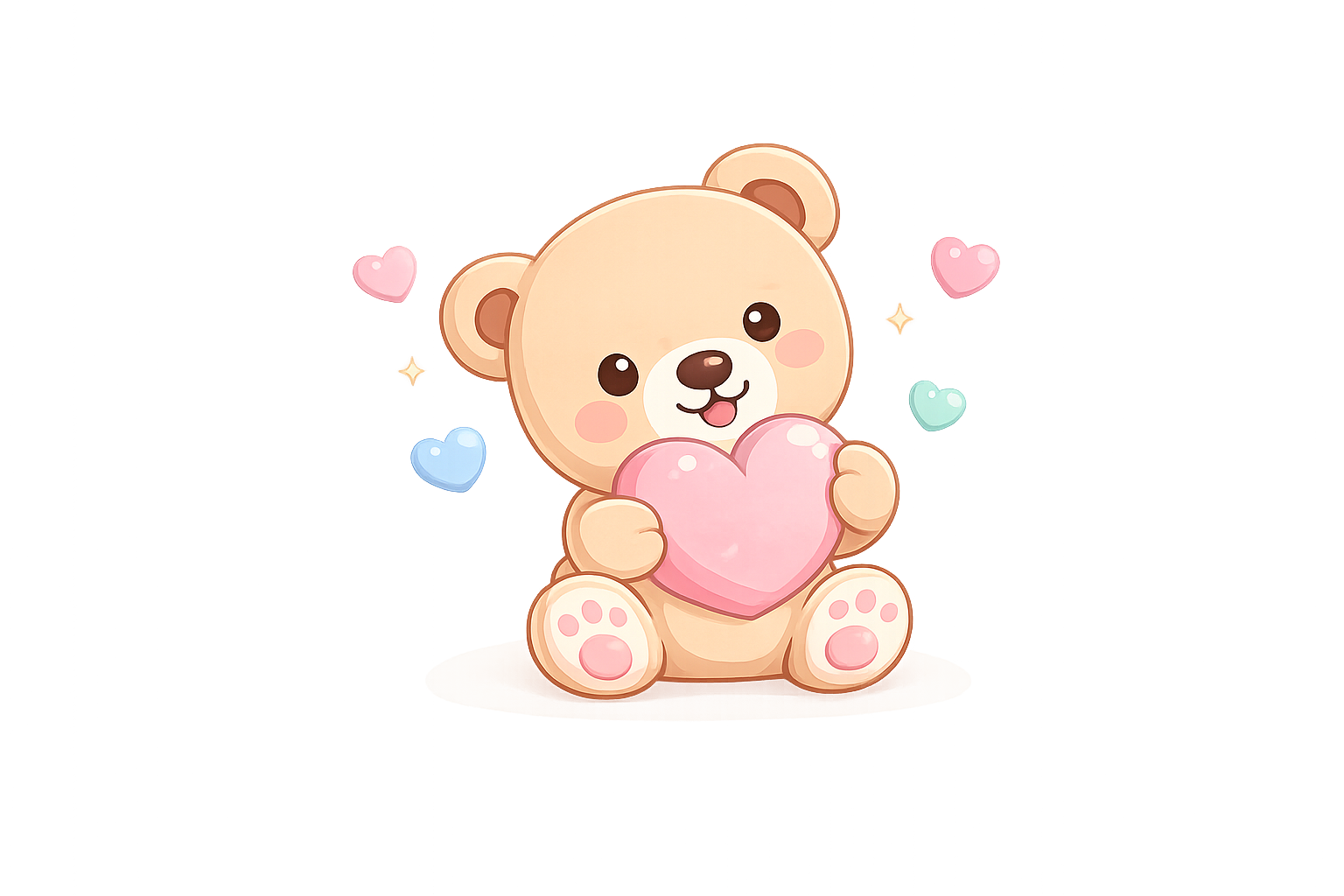 Osito Naby con corazón